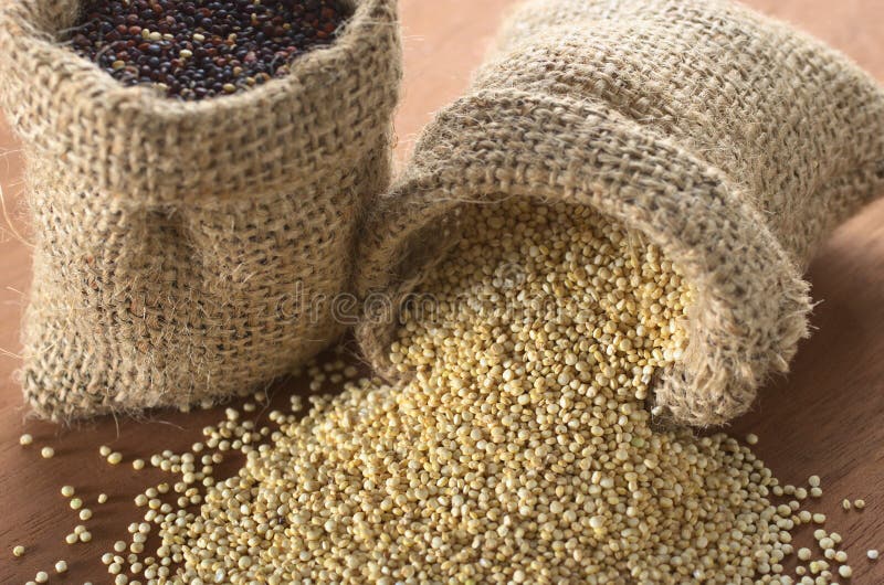 Quinoa cru foto de stock. Imagem de tiro, nutritivo, ingrediente 19842268