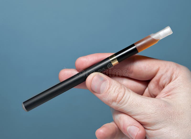 Quit Smoking with Electronic Cigarette Stock Image Image of powered