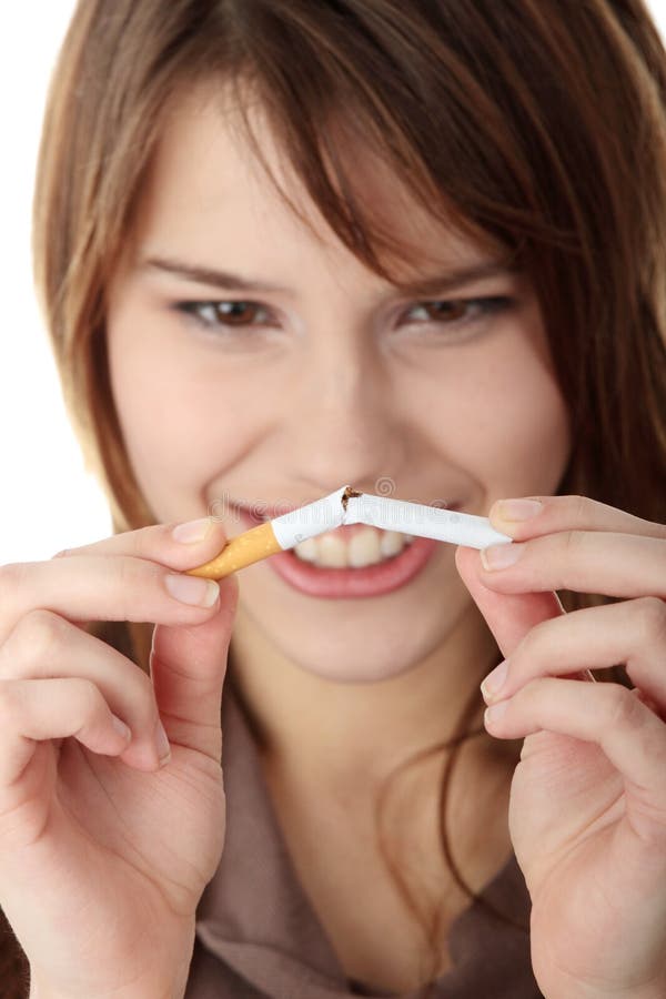 Quiting smoking stock photo. Image of hand, finger, nicotine 13316282