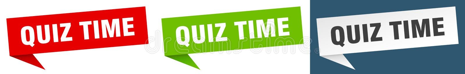 Quiz Time Ribbon. Quiz Time Isolated Band Sign. Quiz Time Banner Royalty  Free SVG, Cliparts, Vectors, and Stock Illustration. Image 150465454.