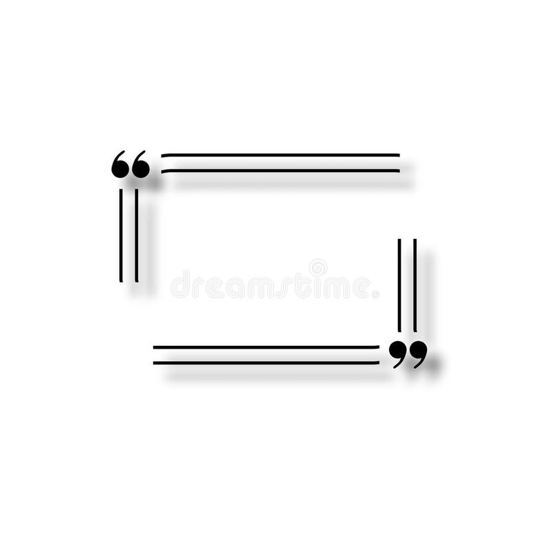 Quote Box Frame. Quote Box. Texting Quote Boxes Stock Vector