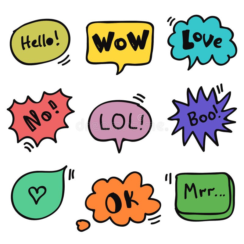 Quote bubbles vector set stock vector. Illustration of comic 139176410