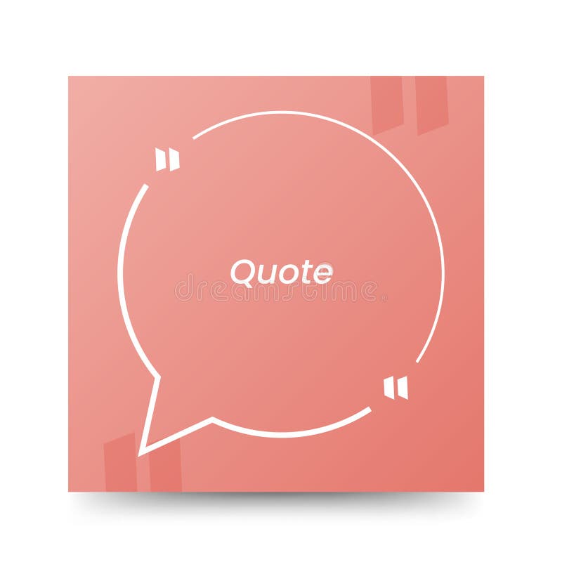 Set of Quote Mark on White Background Stock Vector Illustration of