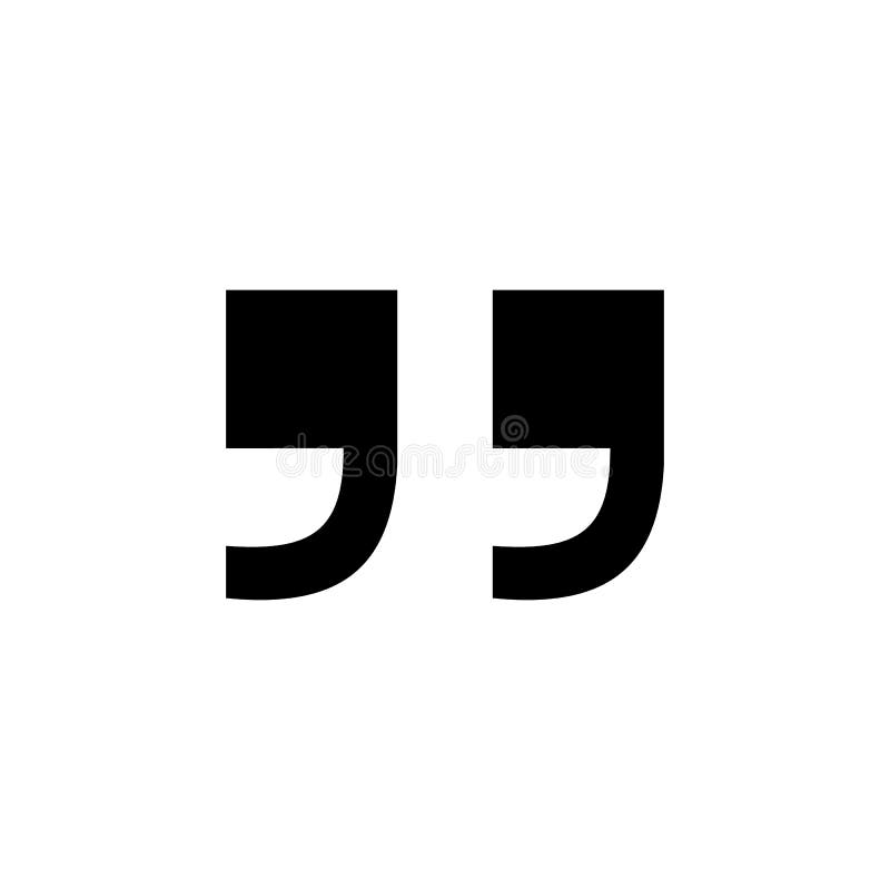 Quote icon. Quote sign icon. Quotation symbol. vector illustration Quote icon. Quote sign icon. Quotation symbol. vector illustration