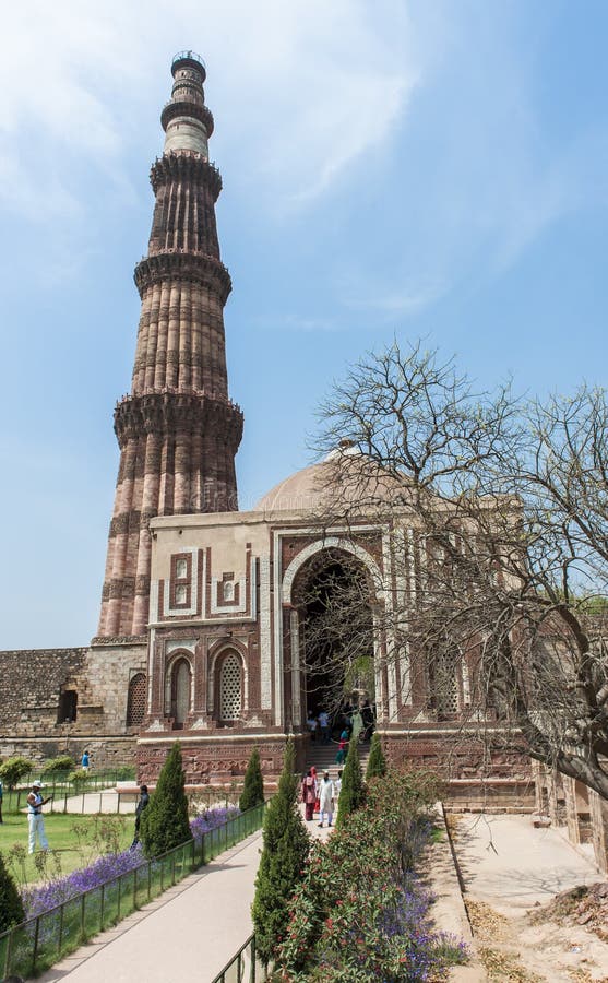 The Qutb Minar, Delhi the tall minaret was constructed in 1192 by Qutab-ud-din Aibak, and later completed by his successor Iltutmish. Qutub Minar is a World Heritage Site