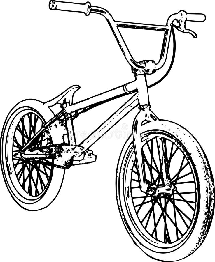 Нарисовать bmx карандашом легко