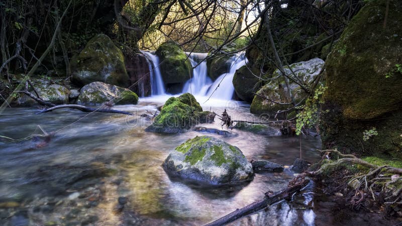 River Majaceite between the towns of El Bosque and Benamahoma on the  province of Cadiz, Spain Stock Photo - Alamy