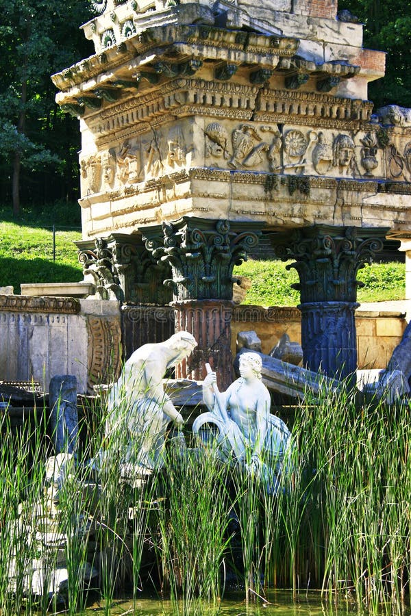 Römische Ruine In Den SchonbrunnGärten. Wien. Stockbild