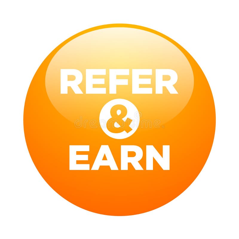 Refer And Earn Quote With Megaphone Illustration. HAnd Drawn Vector