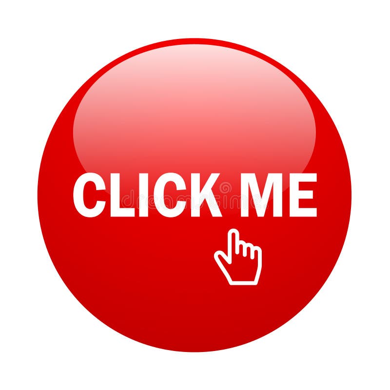 Click me web button stock vector. Illustration of computer ...