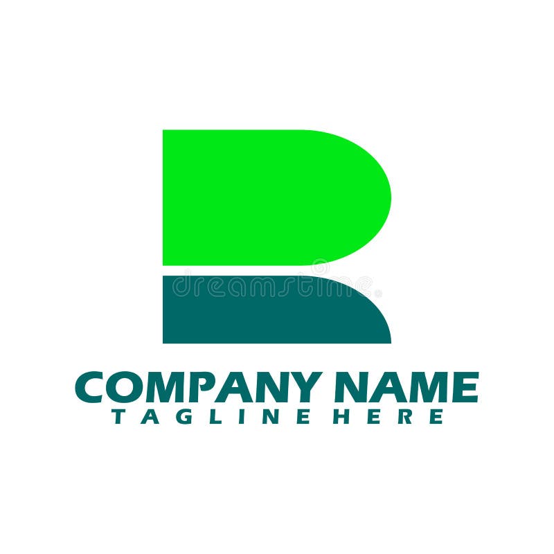 R R Monogram Logo R Letter Logo Design Vector Illustration Template 向量