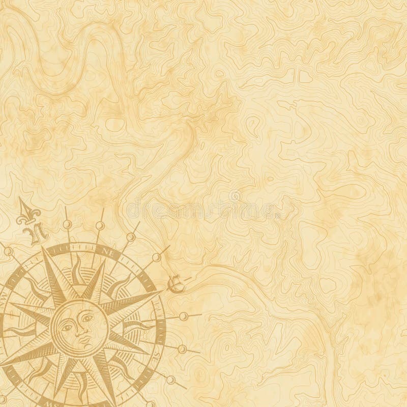 R?tro fond abstrait de carte de topographie illustration libre de droits R?tro fond abstrait de carte de topographie illustration libre de droits