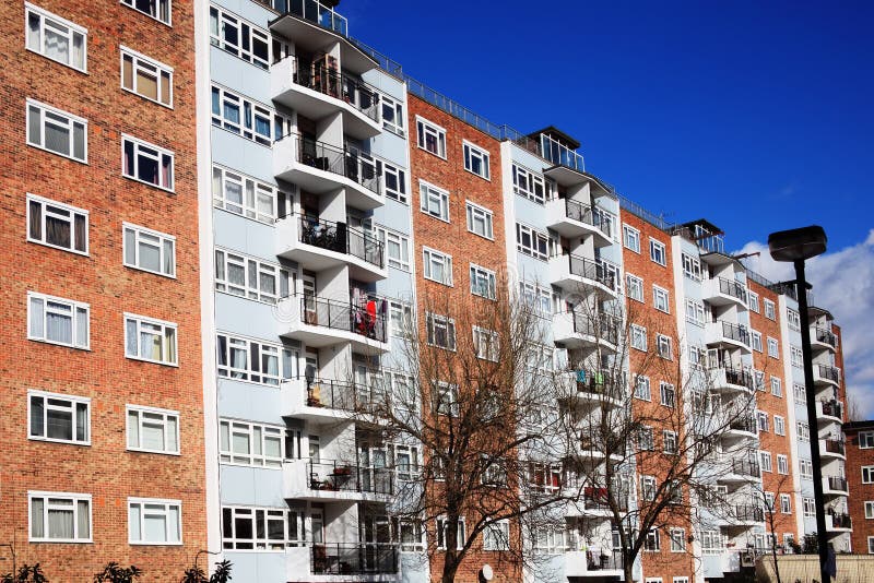 Public council housing apartments in London, England, UK. Public council housing apartments in London, England, UK