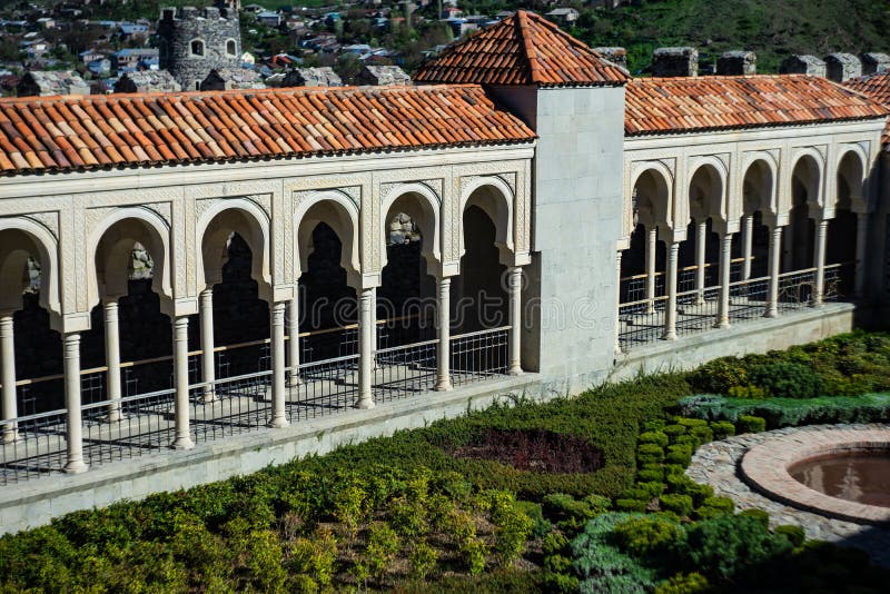 05 May 2019, Famous Rabati castke in Akhaltsikhe with Harem part  in Southern Georgia. 05 May 2019, Famous Rabati castke in Akhaltsikhe with Harem part  in Southern Georgia