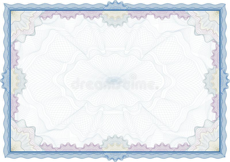 rabatowy świadectwa dyplomu guilloche royalty ilustracja rabatowy świadectwa dyplomu guilloche royalty ilustracja