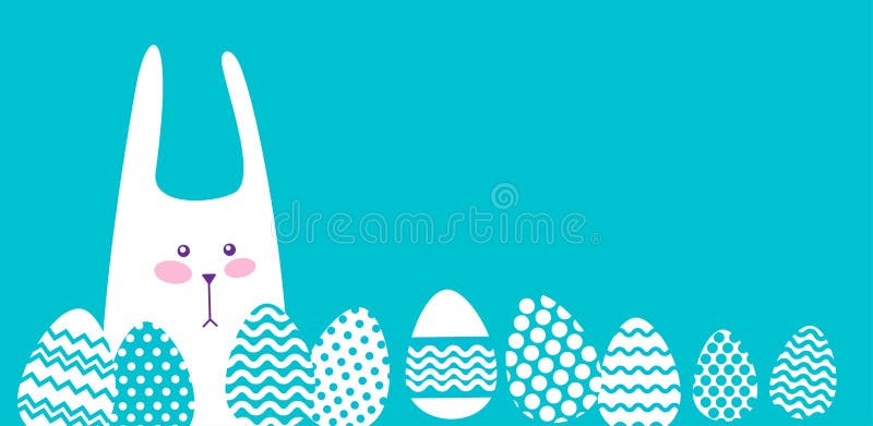 Download Rabbit Bunny Painted Eggs Easter Holiday Banner Copy Space ...