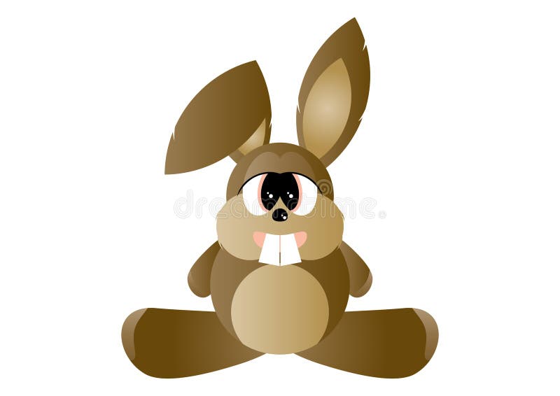 Rabbit cartoon stock vector. Illustration of charactered - 4323539