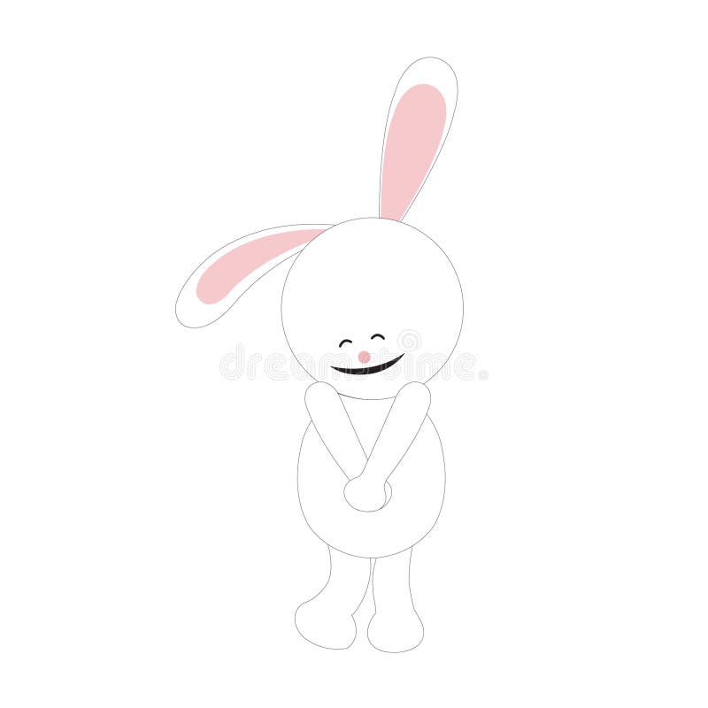 Shy Rabbit Stock Illustrations 368 Shy Rabbit Stock Illustrations