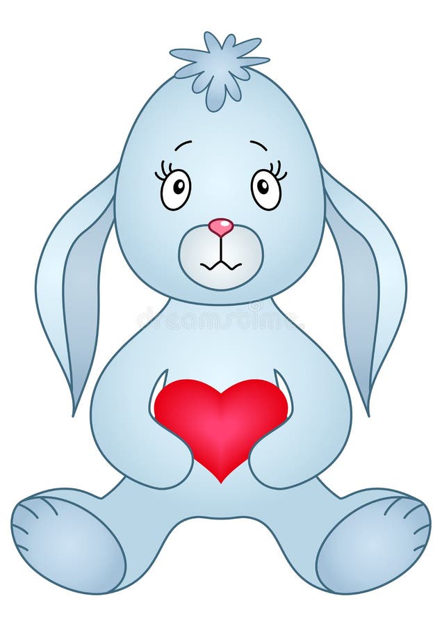 Rabbit with heart