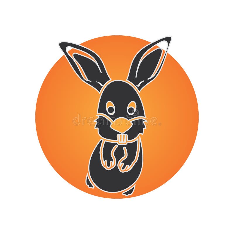 Rabbit Vector Icon Illustration Design Stock Vector - Illustration of ...