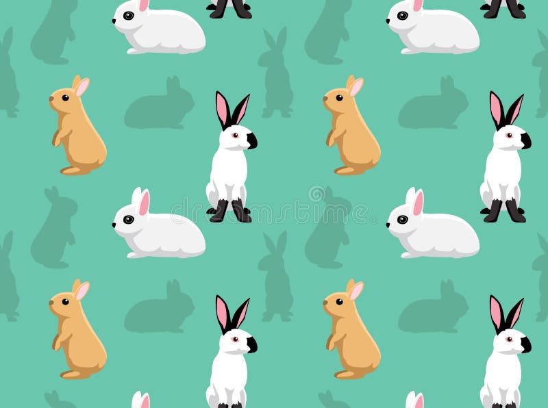 Rabbit Wallpaper 3 stock vector. Illustration of netherland - 97387445