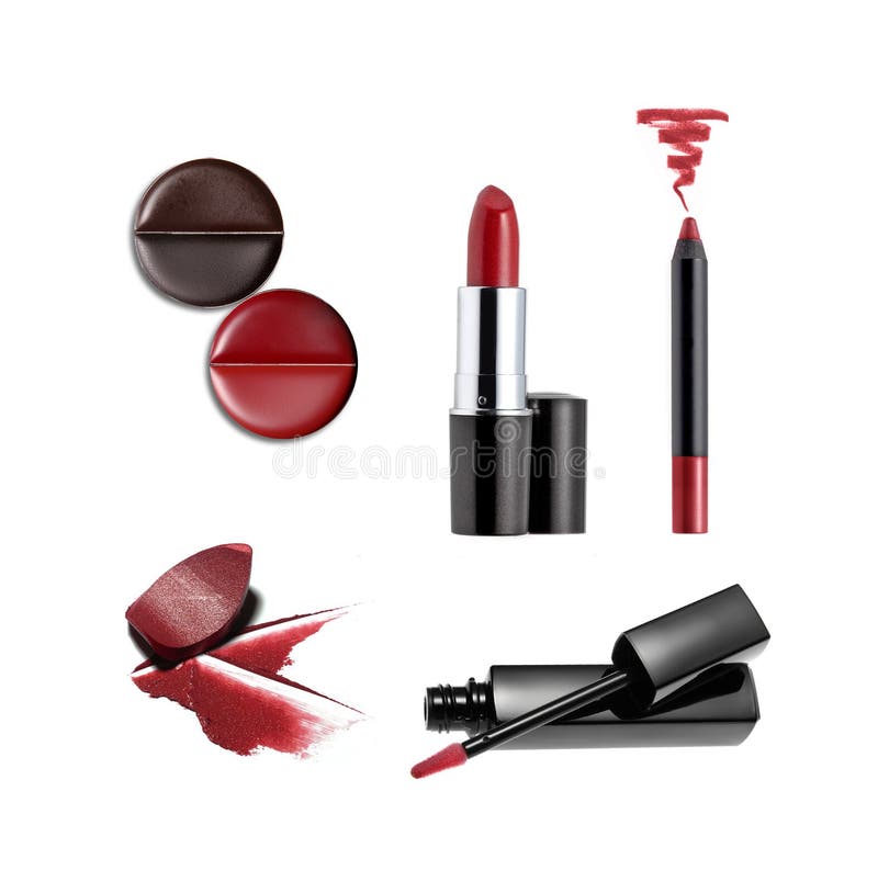 Raccolta di vario rossetto immagini stock Raccolta di vario rossetto immagini stock