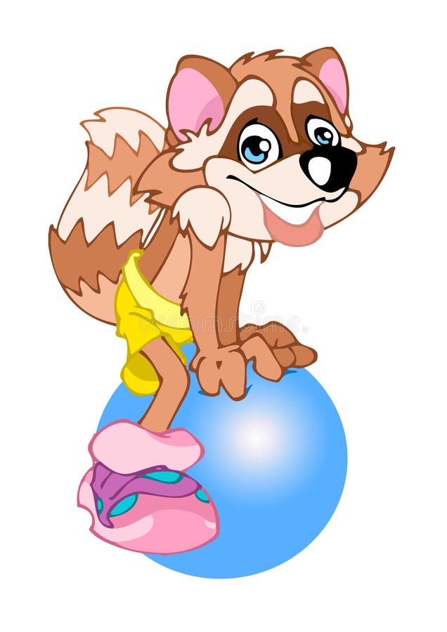 Raccoon royalty illustrazione gratis