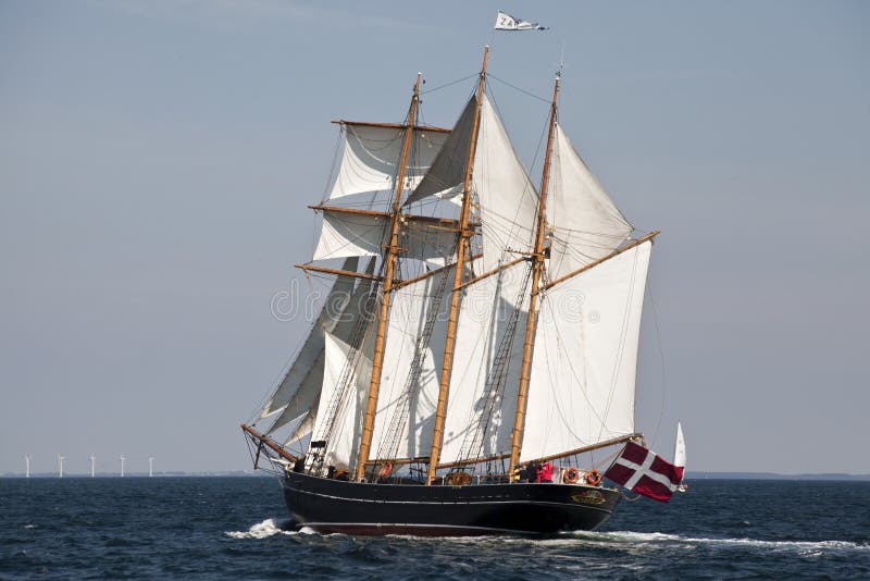 From the race around Funen in Denmark royalty free stock photo