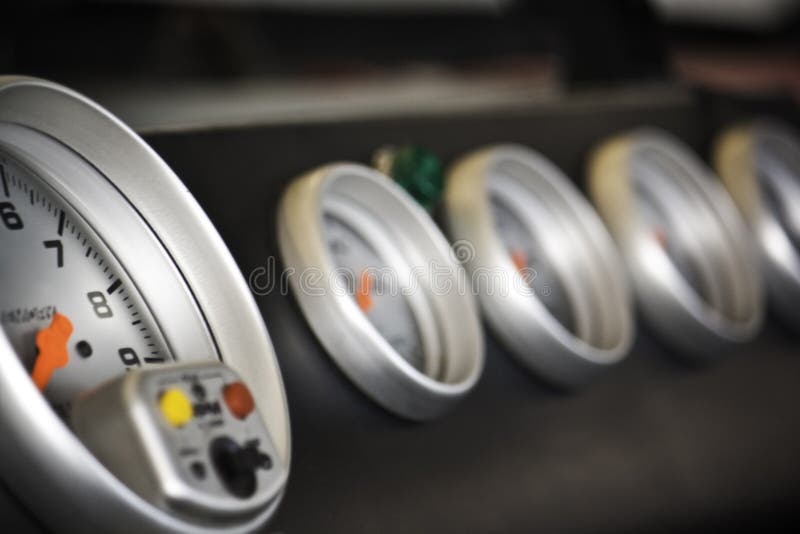 Race car dials