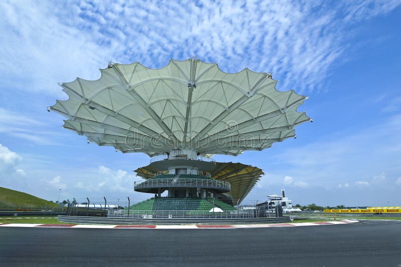 Race track of Sepang International Circuit