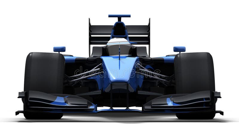 Raceauto - zwarte en blauw royalty-vrije illustratie Raceauto - zwarte en blauw royalty-vrije illustratie
