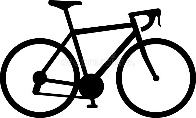 Racing bike icon stock illustration