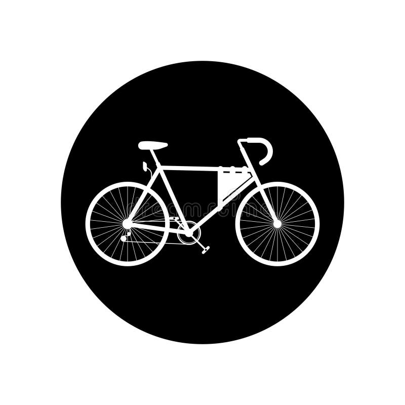 Racing bike icon vector illustration