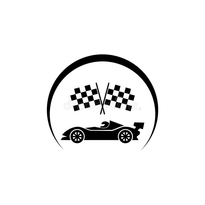 Racing Car Icon Isolated on White Background. Formula Race Car Icon Stock  Illustration - Illustration of automobile, helmet: 183812090