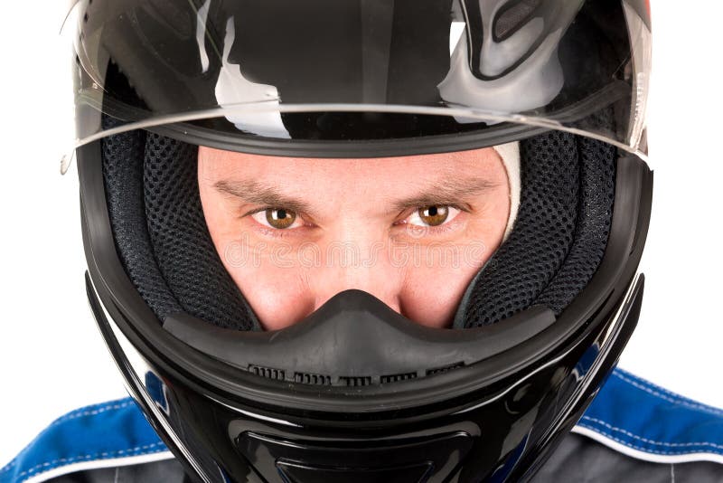Racing driver with helmet stock image. Image of formula 80390531