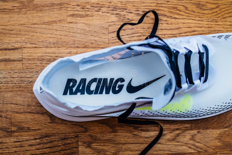 Racing Inscription the Sole of Nike Sport Editorial Photography - Image of professional, fashioned: 159977562