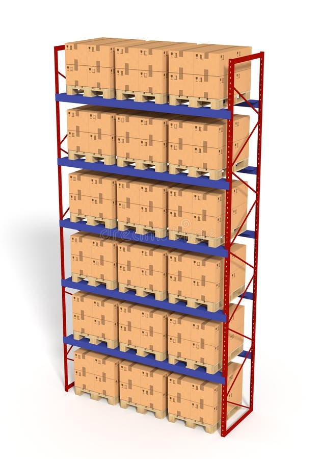 Warehouse Shelves Rack Stock Illustrations 2,184 Warehouse Shelves