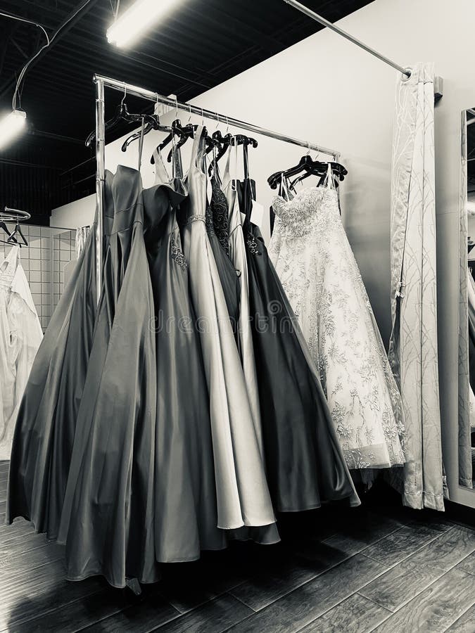 Rack of dresses at market stock image. Image of sale - 31270725