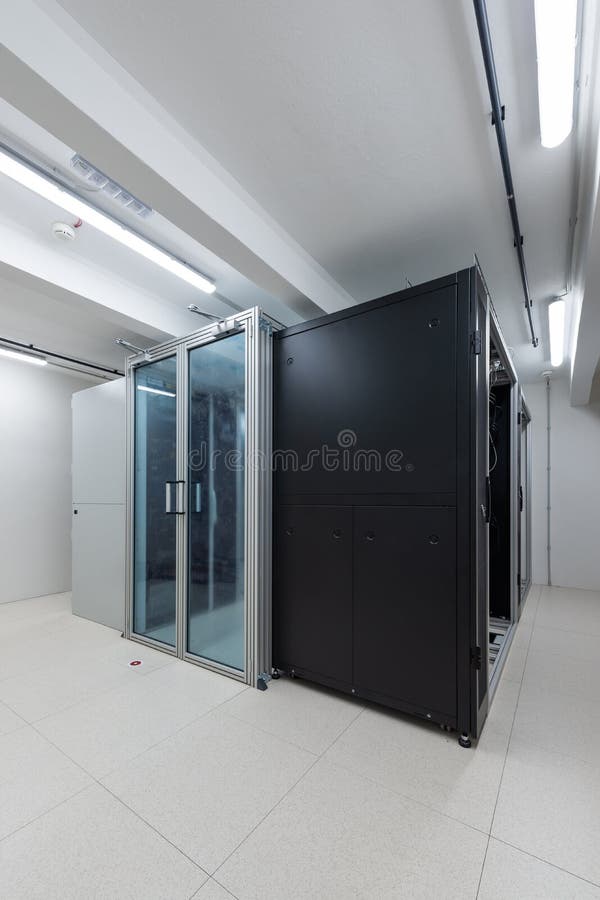 Rack units of data processing service center environmental control royalty free stock photos Rack units of data processing service center environmental control royalty free stock photos