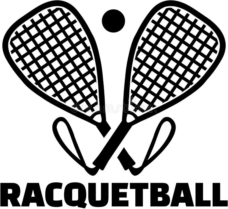 Racquetball bats with ball