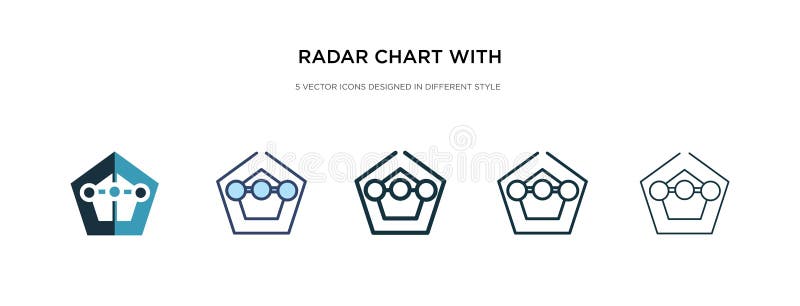 Radar Chart Vector