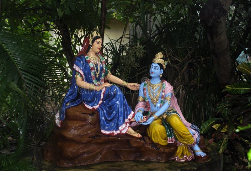 Radha-Krishna royalty free stock photography