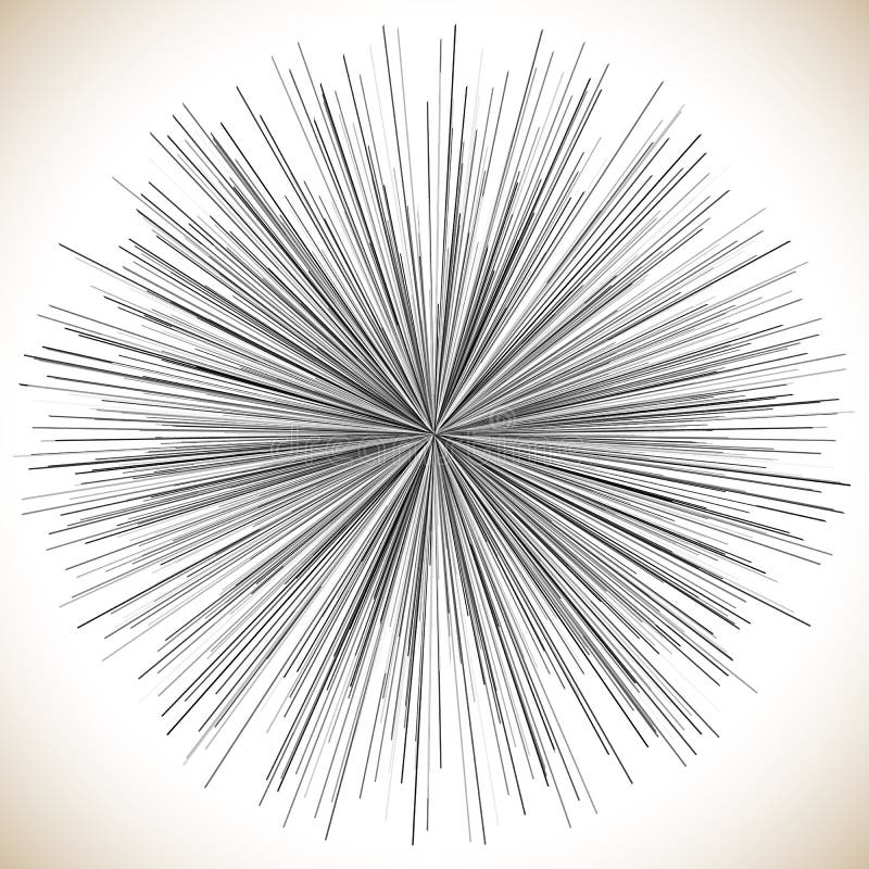 Radiaal lijnenelement Abstracte geometrische illustratie radiating stock illustratie Radiaal lijnenelement Abstracte geometrische illustratie radiating stock illustratie