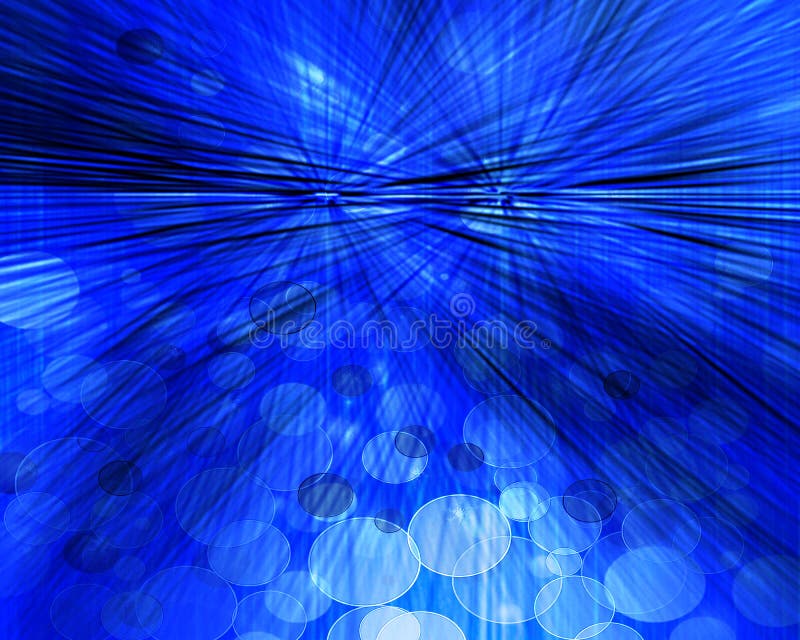 Radial Abstract Blue Background Stock Illustration Illustration of