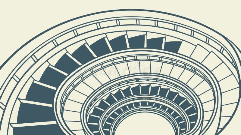 Radial Archway Pattern, Geometric Architectural Design, vector design Generative AI royalty free illustration