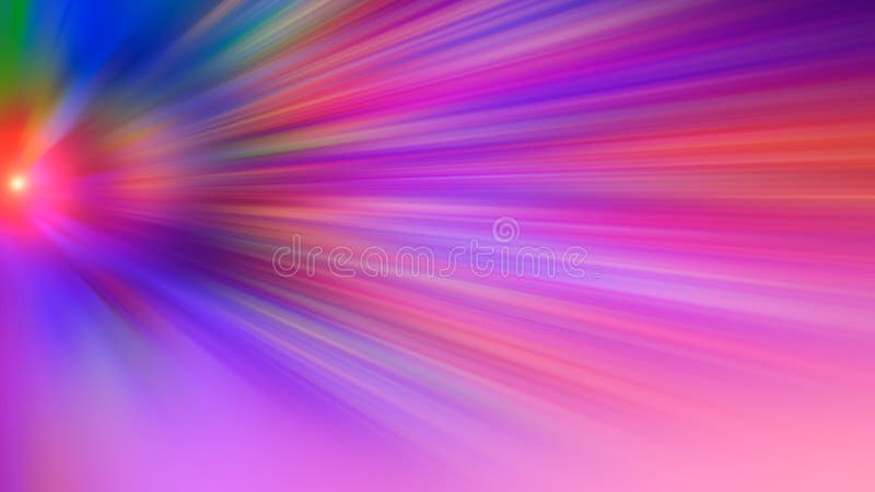 Radial blurred abstract color background light colors red, pink, yellow, blue, green, purple
