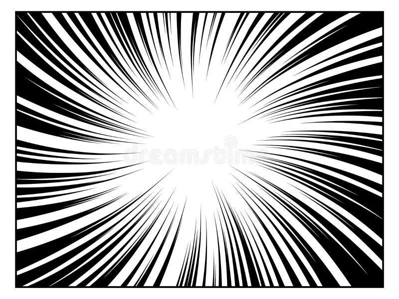 Radial Line Drawing. Action, Speed Lines, Stripes Stock Vector -  Illustration of element, graphic: 186766515