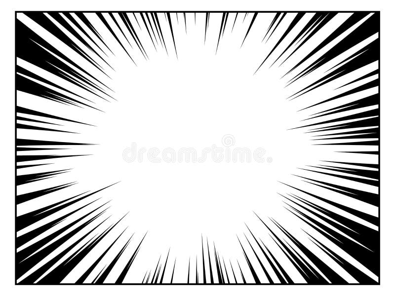 Radial Line Drawing. Action, Speed Lines, Stripes Stock Vector -  Illustration of graphic, fight: 187946130