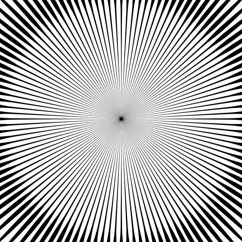 Radial lines, rays, beams circular pattern. Sunburst, starburst royalty free illustration