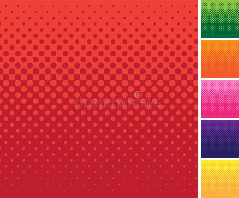 Halftone Print Dots Textured Font With Rounded Corners, Uppercase